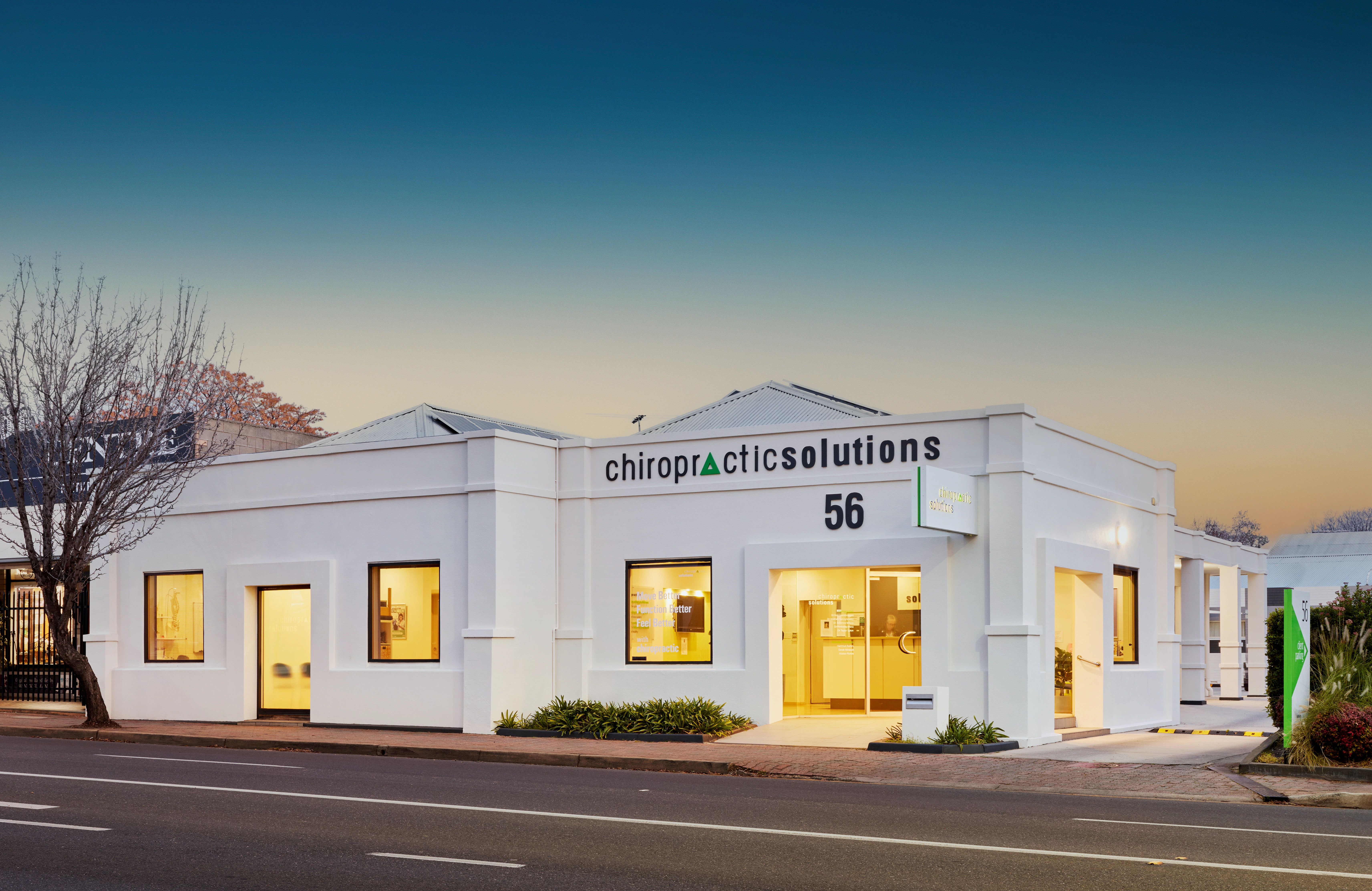 View of Chiropractic Solutions building from Magill Road Norwood Adelaide