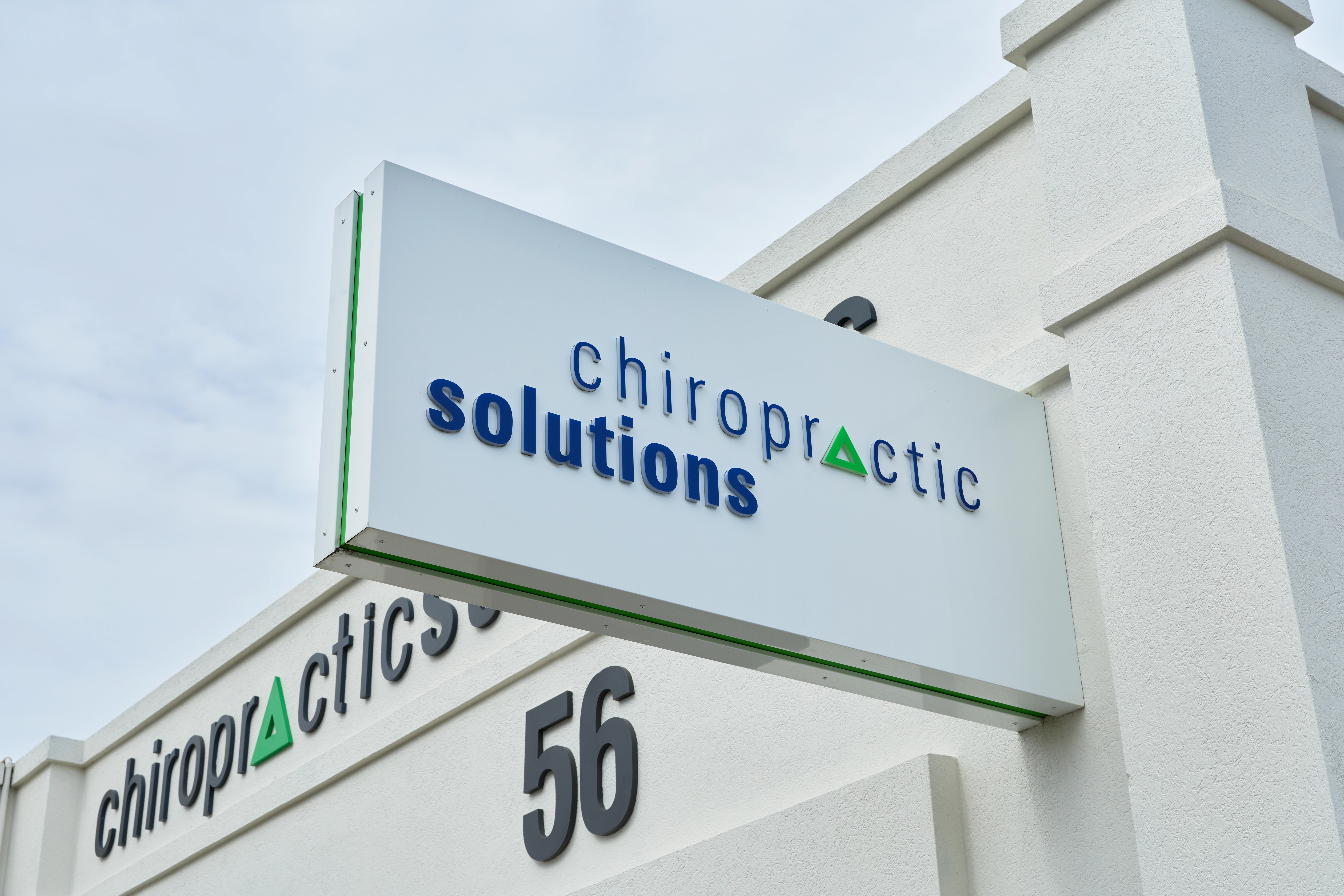 Chiropractic Solutions sign on the front of 56 Magill Road Norwood Adelaide