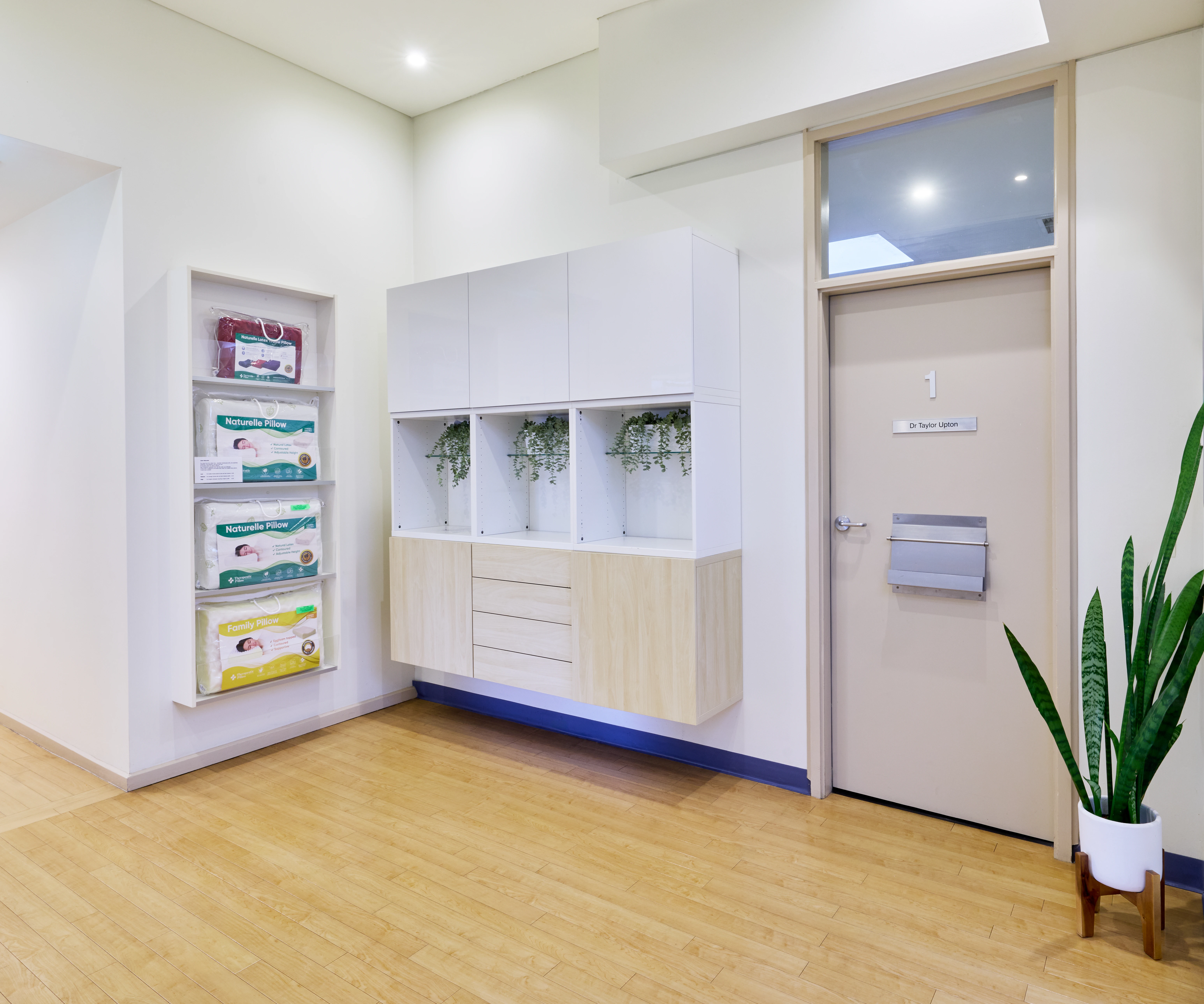 Pillow display at Chiropractic Solutions Norwood Adelaide